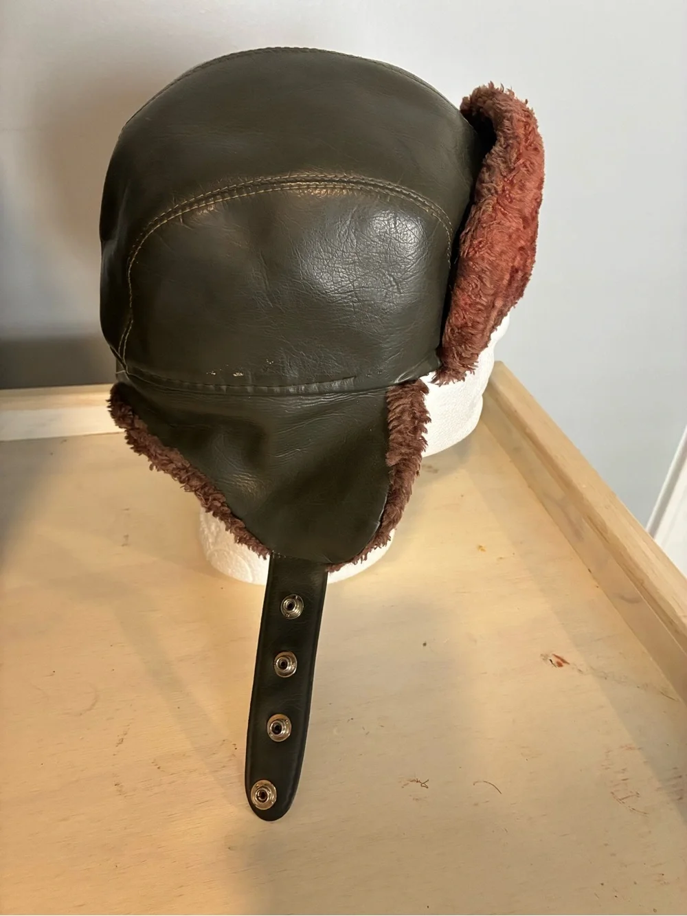 Men's Faux Fur Trapper Hat - Brown